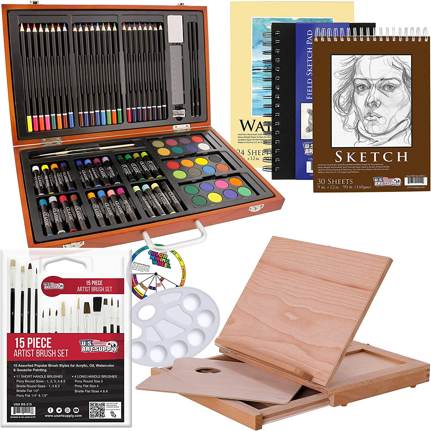 U.s. Art Supply - Caballete De Pintura Y Dibujo Para Niños