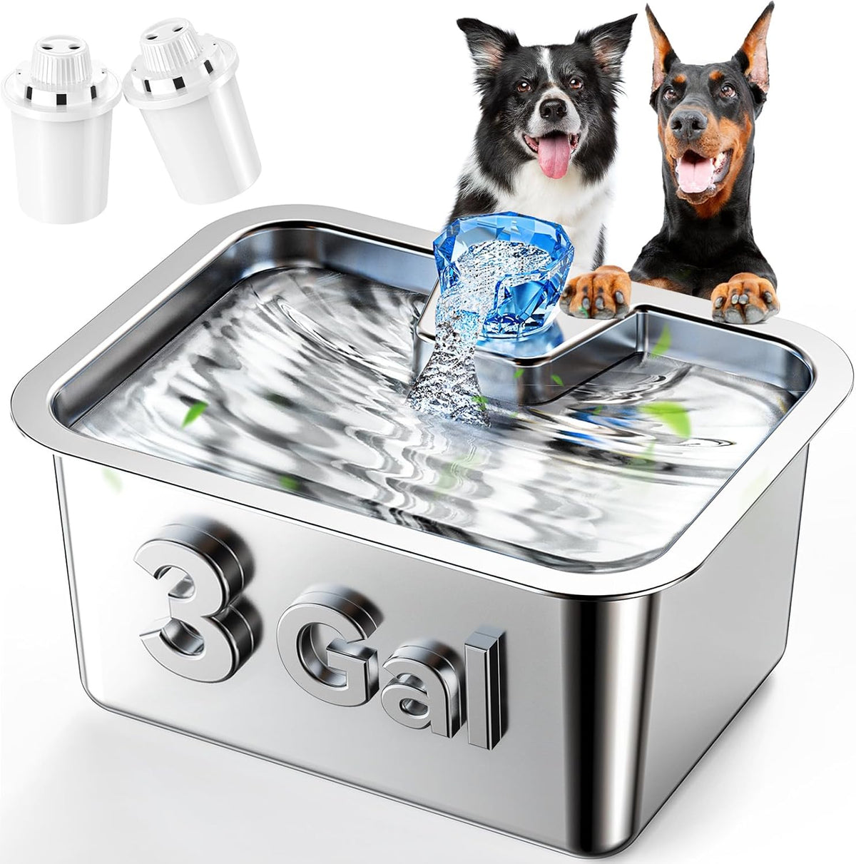 Fuente de agua para perros