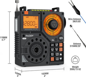 Radio de onda corta con control de aplicación | RF320