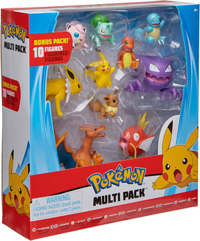 Pack de 10 Figuras de Colección Pokemón Ultima Batalla