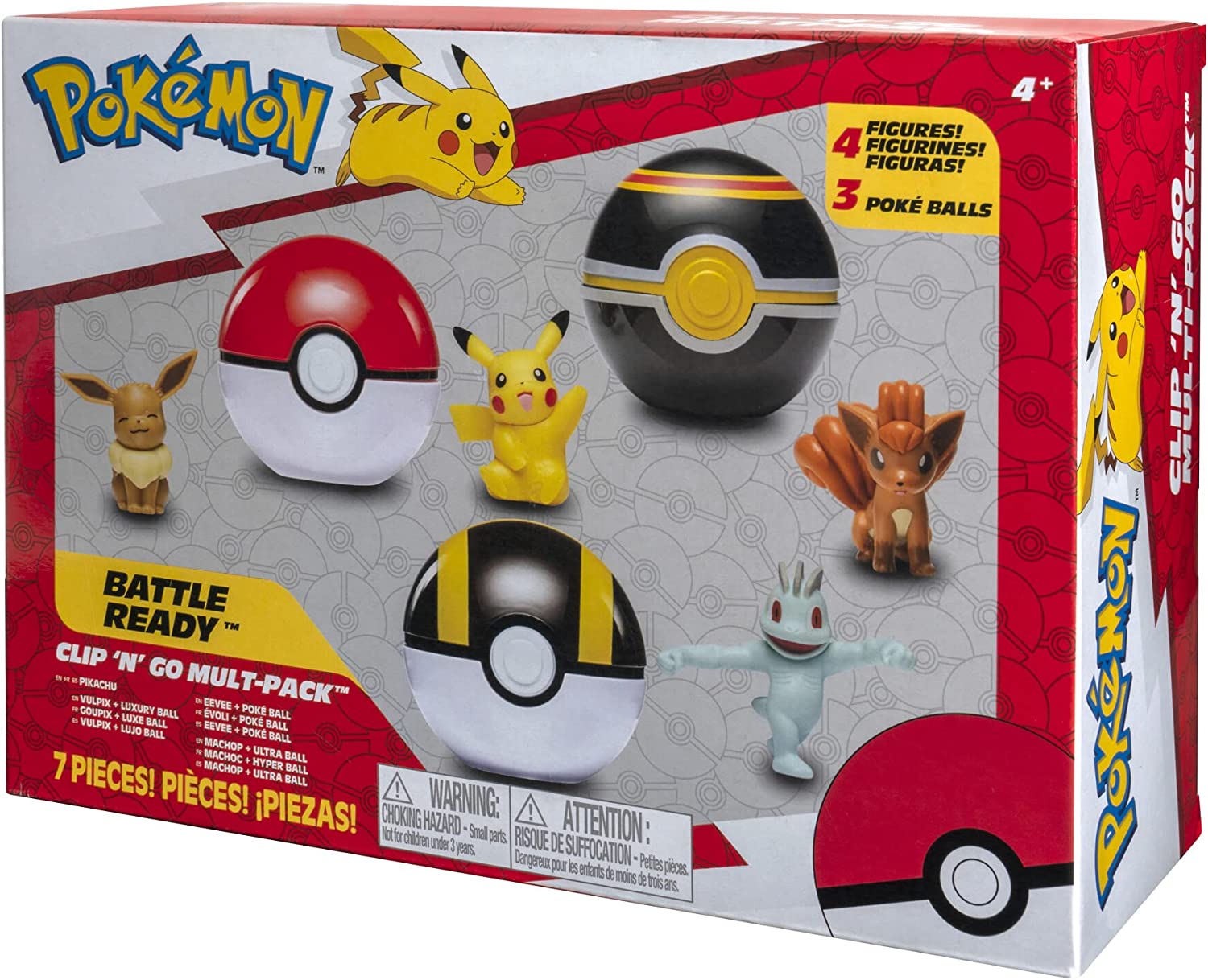  Pokémon Ultimate Battle Multi - Paquete de 10 figuras
