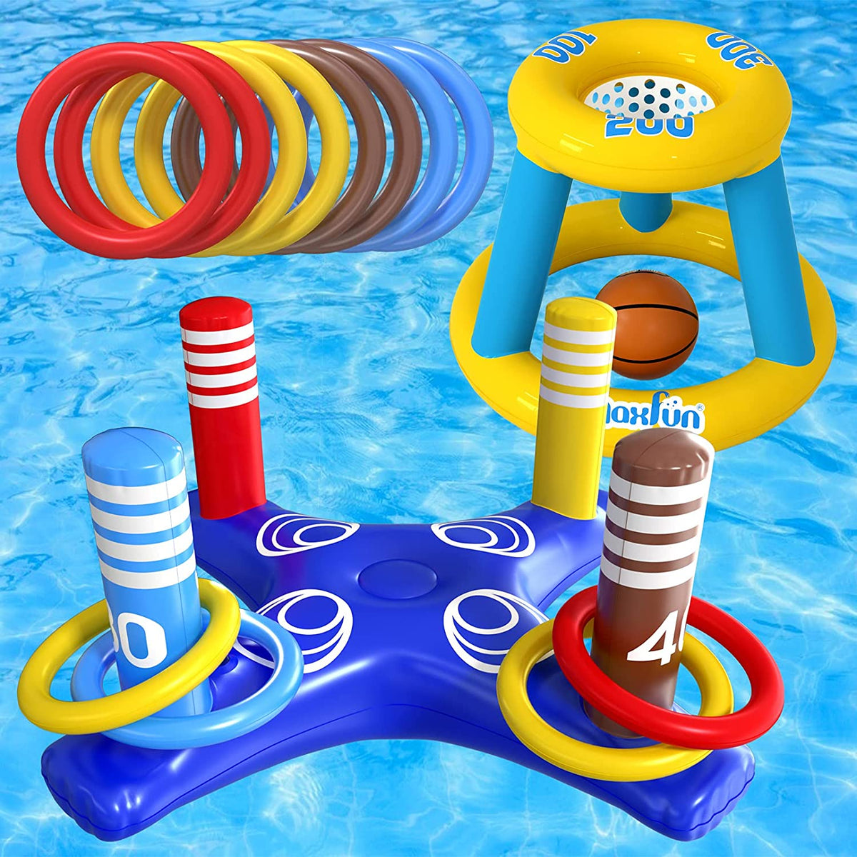 Juego inflable deportivo para piscina Max Fun