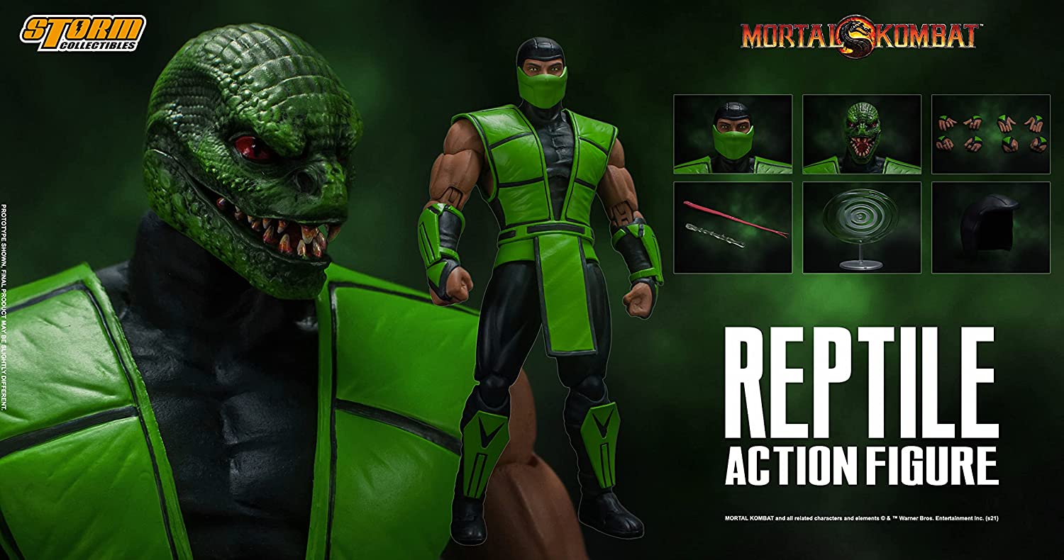 Figura de Acción Reptile Mortal Kombat Storm Collectibles