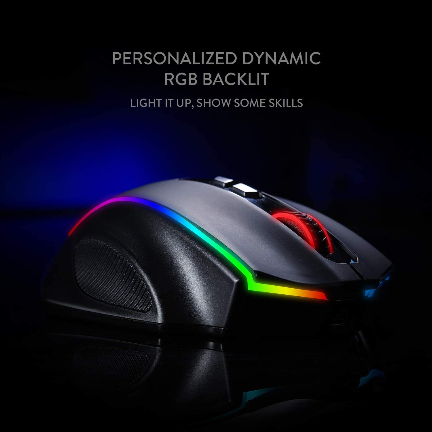 Mouse inalámbrico para juegos | 16000 DPI con sensor profesional | RGB