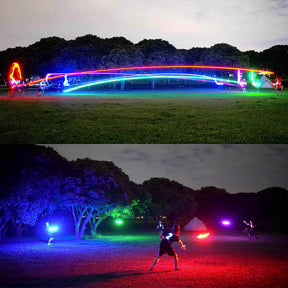 Boomerang con 3 luces led superbrillantes recargable Tosy